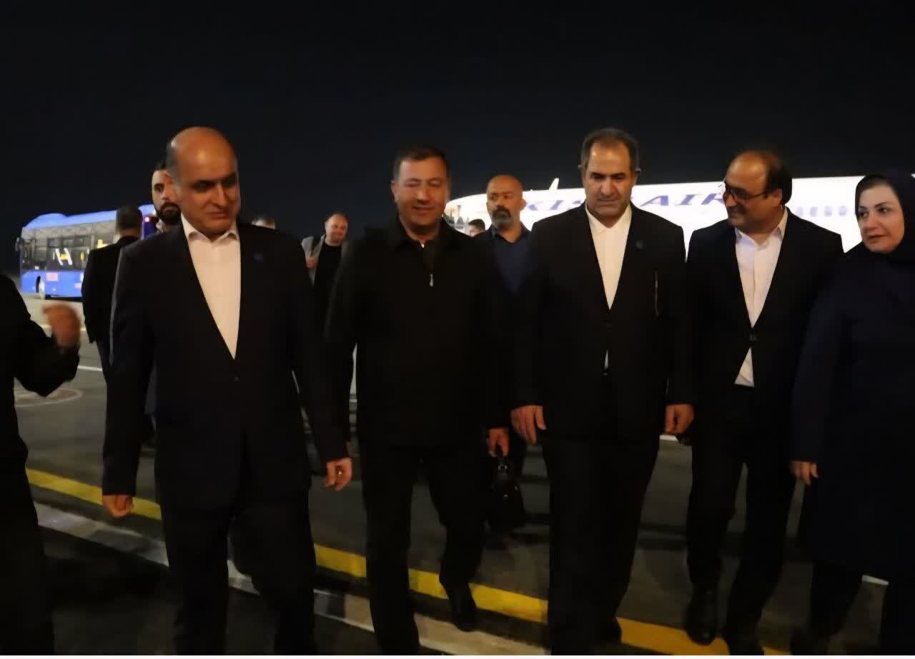 استاندار بالکان ترکمنستان وارد گیلان شدند استاندار بالکان ترکمنستان وارد گیلان شدند